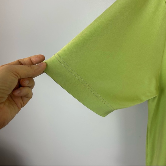 Babaton Oversized Light Green Bowling Style Shirt Size Small - Picture 7 of 12